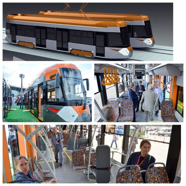 «Уралвагонзавод» представил новый трамвай на выставке ИННОПРОМ