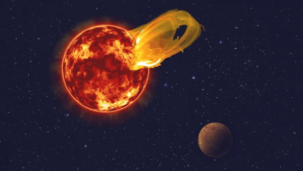 Вспышки звезды приводят к взрывам в атмосфере Осириса