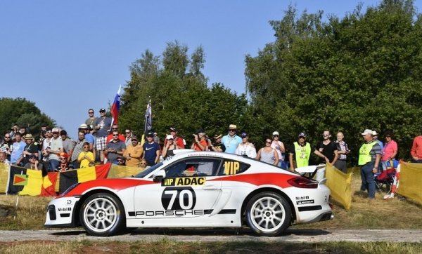 Porsche Cayman GT4 Clubsport Rally для ралли прошел этап WRC