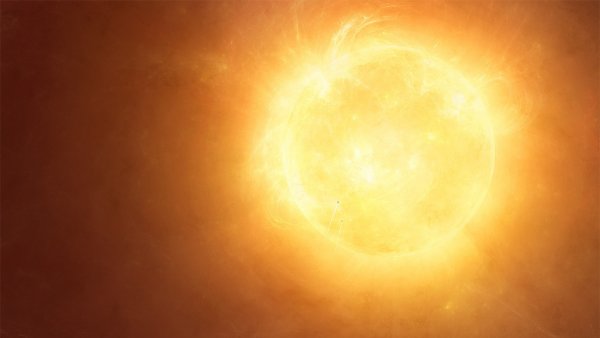 NASA показало ярчайшую вспышку на Солнце