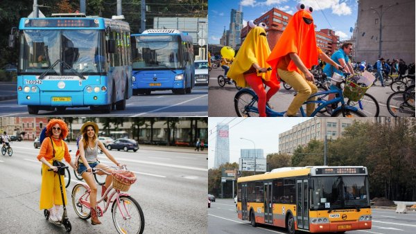 Московский велопарад 2018: Общественный транспорт меняет маршруты