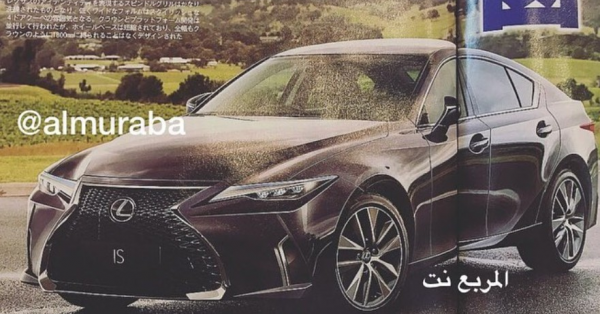 Рендеры нового седана Lexus IS появились на обложке журнала