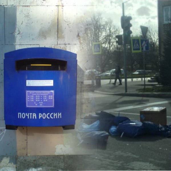 «Хоть бы не моя»:  «Почта России» в Калининграде вывалила посылки посреди проезжей части