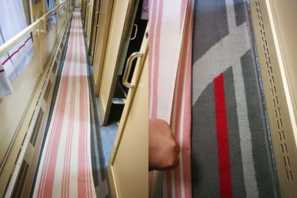 «Сказ о том, как РЖД ковры бережёт»: поезда «умиляют» пассажиров особенностями СССР